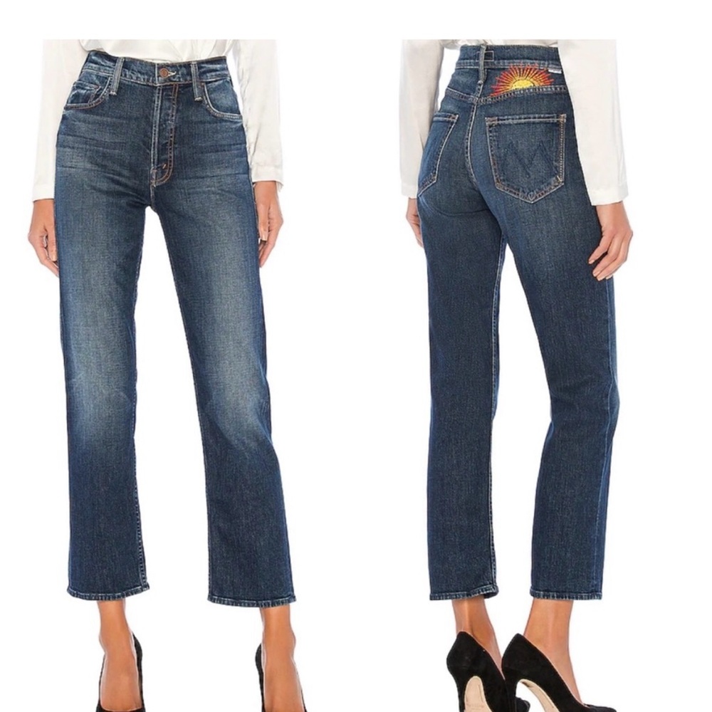 Mother The Tomcat ankle jeans roasting nuts wash